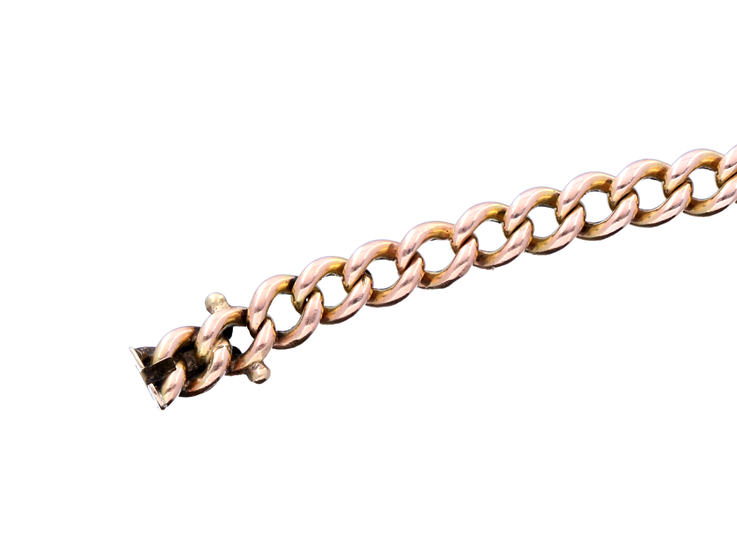 Rose Gouden Armband Gourmet Schakel 14K - Kleen Edelmetalen